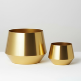 Supreme Gold Steel Planters (Set of 2)