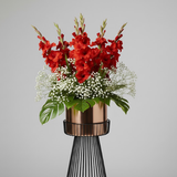 Modern Steel Metal Planter Set with Copper Finish – Set of 2