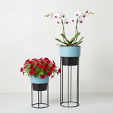 Elegant Steel Planter Set of 2