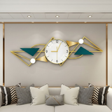 Gridline Twelve‑Five Clock – Gold (37" x 12")