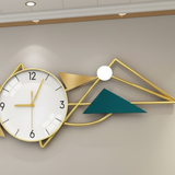 Gridline Twelve‑Five Clock – Gold (37" x 12")