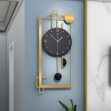 Word Dial Spoke Clock – Black (16" x 16")