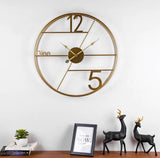 Regent Roman Open‑Frame Clock – Copper (24" x 24")