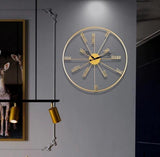 Gridline Twelve‑Six‑Nine Clock – Compact (20" x 20")