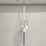 Boho Macramé Hanging Steel Planters