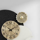 Nordic Loop Accent Wall Clock – Compact Gold (20" x 15")