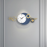 Woodland Crest Deer Landscape Clock – Gold (42" x 18")