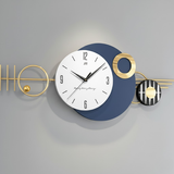 Woodland Crest Deer Landscape Clock – Gold (42" x 18")