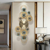 Azure Medallion Clock – (18" x 48")