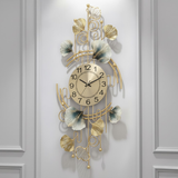 Aurelia Vertex Clock – Gold & Teal (24" x 48")