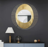 Radiant Rib Sunburst Mirror