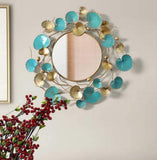 Aquilea Bloom Round Mirror