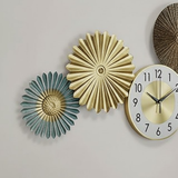 Gridline Twelve‑Five Clock – Gold (14" x 28")