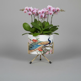 Artistic Iron Pots with Stand