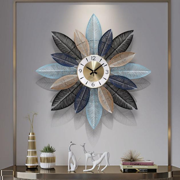 Aurora Sheaf Sunburst Clock – Small (30" x 18")
