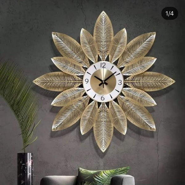 Aurora Sheaf Sunburst Clock – Large (40" x 24")