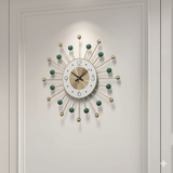 Roman Halo Crosshair Clock – Black (22" x 31")