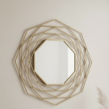 Faceted Helix Octagon Mirror