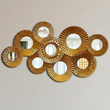 Soleil Mosaic Cluster Mirror - Horizontal