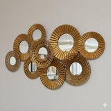 Soleil Mosaic Cluster Mirror - Horizontal