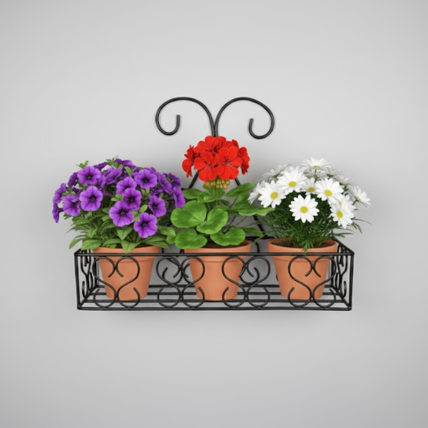 Grand Scroll Wall Hanging Planter