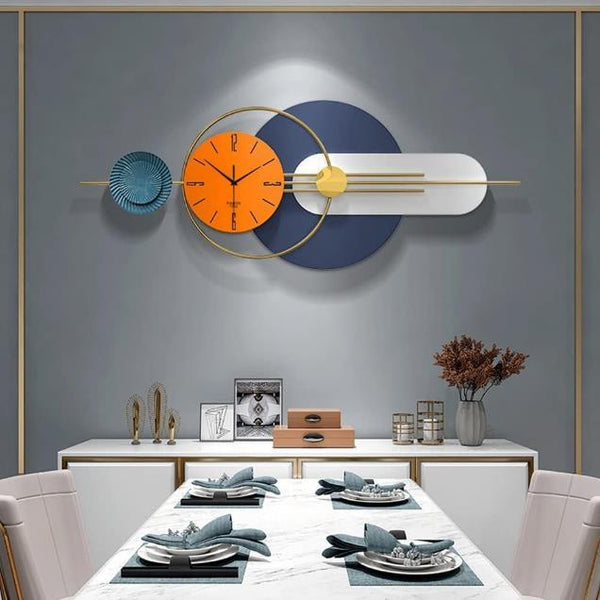 Gridline Twelve‑Five Open‑Frame Clock – Gold (24" x 24")