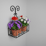 Grand Scroll Wall Hanging Planter