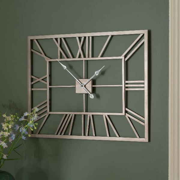 Roman Halo Open‑Frame Clock – Portrait (20" x 16")