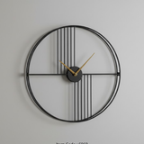 Gridline Twelve‑Five Clock – Gold (12" x 27")