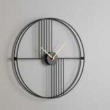 Gridline Twelve‑Five Clock – Gold (12" x 27")
