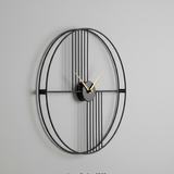 Gridline Twelve‑Five Clock – Gold (12" x 27")