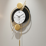 Gridline Twelve‑Five Clock – Gold (16" x 30")