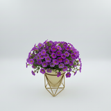 Gold GeoFrame Planter