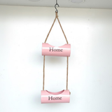 Hanging Welcome Scroll Iron Planter