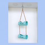 Hanging Welcome Scroll Iron Planter