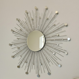 Stardust Burst Round Mirror