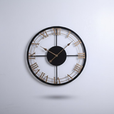 Heritage Roman Halo Clock – Gold (24" x 24")