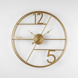 Regent Roman Open‑Frame Clock – Copper (24" x 24")