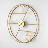 Regent Roman Open‑Frame Clock – Copper (24" x 24")