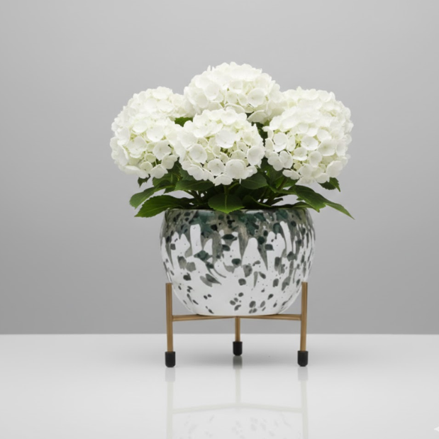 Mosaic Mini Steel Pot