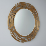 Meridian Ripple Round Mirror
