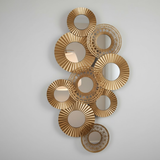 Soleil Mosaic Cluster Mirror - Vertical