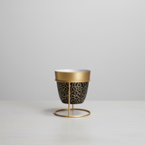 Small Pots with Gold Stand
