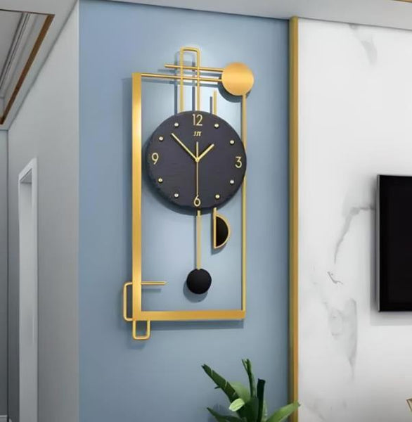 Word Dial Spoke Clock – Black (16" x 16")
