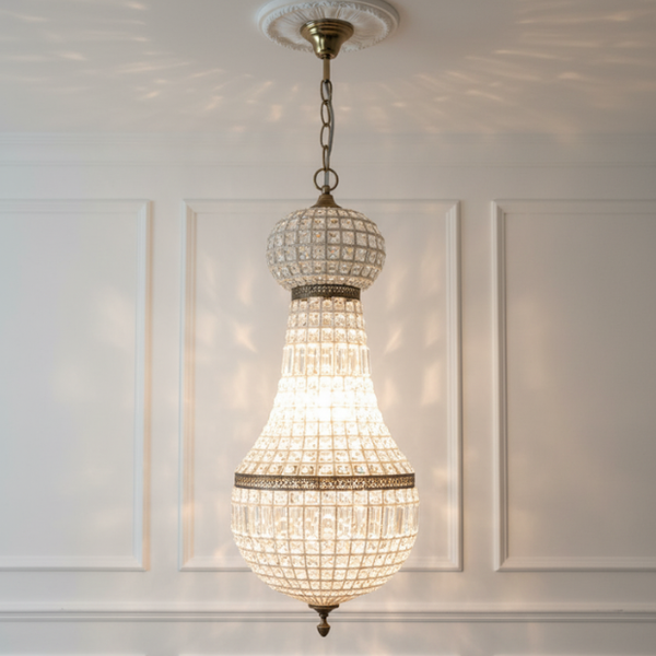Versailles Grande Crystal Basket Chandelier