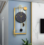 Word Dial Spoke Clock – Black (16" x 16")