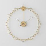 Roman Halo Open‑Frame Clock – Silver (24" x 24")