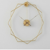 Roman Halo Open‑Frame Clock – Silver (24" x 24")