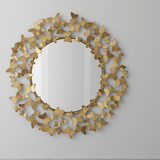Papillon Bloom Round Mirror