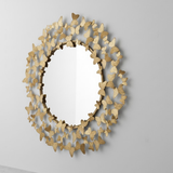 Papillon Bloom Round Mirror